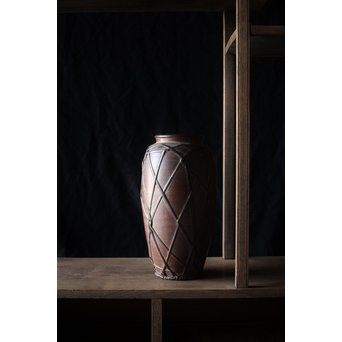 竹巻の壺/花生　P183