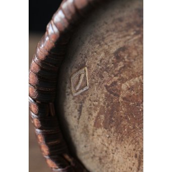 竹巻の壺/花生　P183 