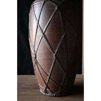 竹巻の壺/花生　P183 