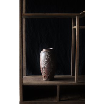 竹巻の壺/花生　P183 