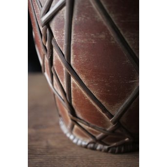 竹巻の壺/花生　P183 