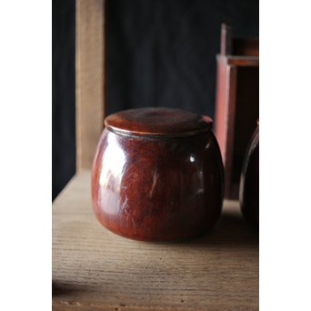 嘉永年号 時代碁笥/碁石 一式　U204 