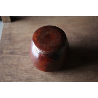 嘉永年号 時代碁笥/碁石 一式　U204 