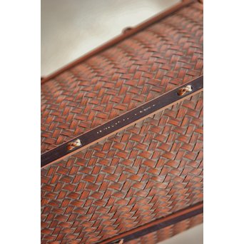 小菅吼月 竹編花籠　U205 