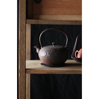 籐編瓶座/瓶敷/急須台　U207 