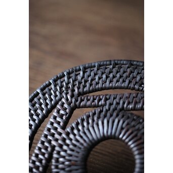 籐編瓶座/瓶敷/急須台　U207 