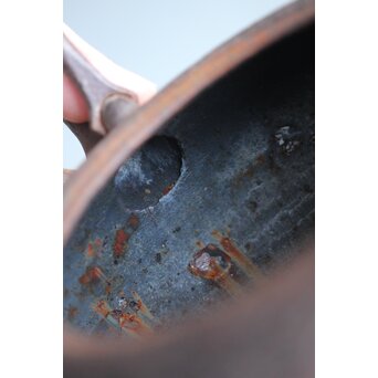 南部菊紋丸形鉄瓶 藤枝工房 釜師 昌行　M199 