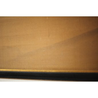 谷文晁 水墨襖絵　Z208 