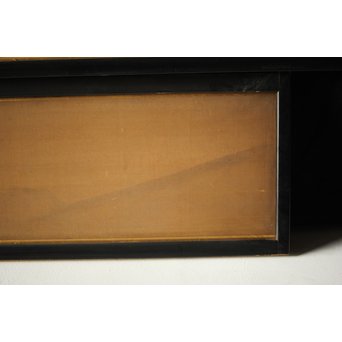 谷文晁 水墨襖絵　Z208 