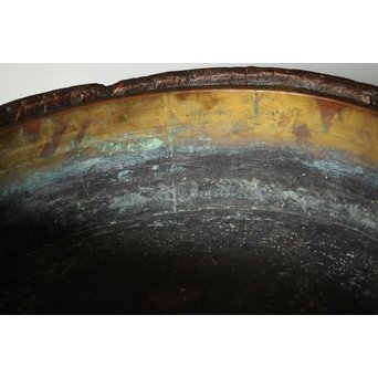 秋草蒔絵 古木桐火鉢/瓶掛　Q099 