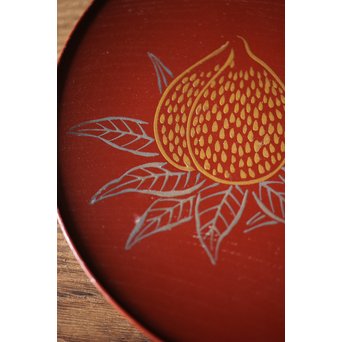 北原千鹿 祥瑞紋銘々皿　Q100 