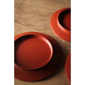 北原千鹿 祥瑞紋銘々皿　Q100 