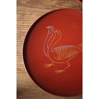 北原千鹿 祥瑞紋銘々皿　Q100 