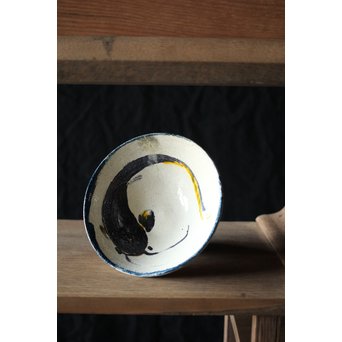 北原千鹿 鯰紋鉢　P184