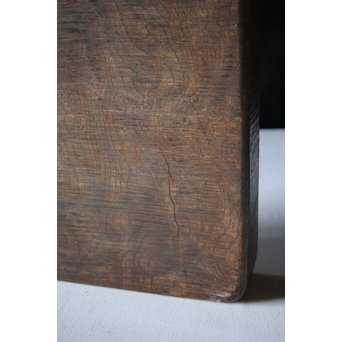 欅古材 刳貫四方盆　X218 