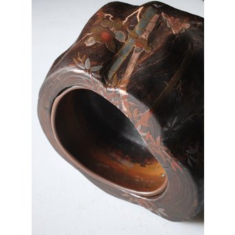 蒔絵刳貫火鉢　Q102 