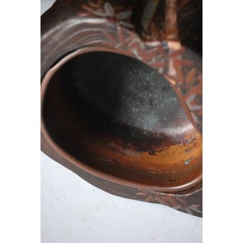 蒔絵刳貫火鉢　Q102 