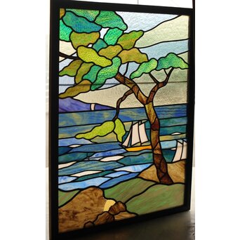 松 ステンドガラス　GD1278