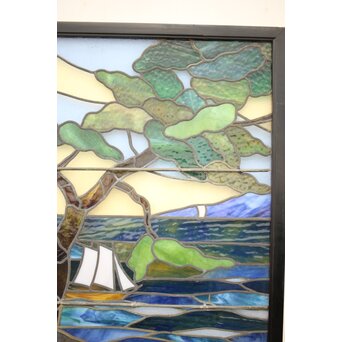 松 ステンドガラス　GD1278 