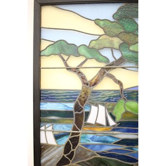 松 ステンドガラス　GD1278 