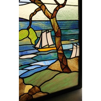 松 ステンドガラス　GD1278 
