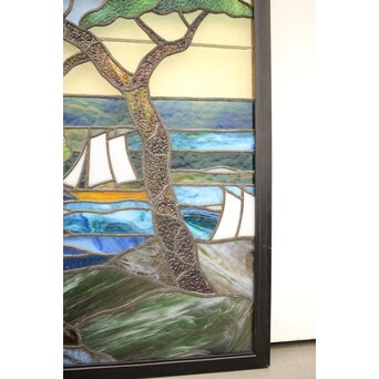 松 ステンドガラス　GD1278 