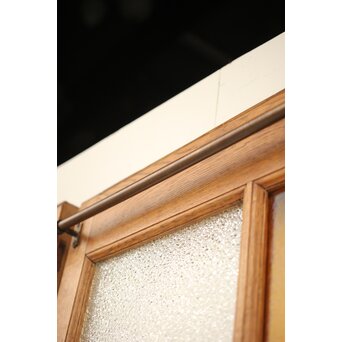 市松黄色ガラス 楢の建具 2枚1組　GD1279Y 