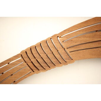 黒枠 マトイ木彫欄間 2枚1組　R2552YD 