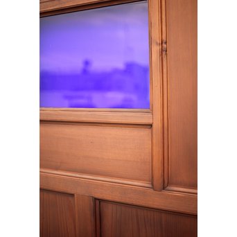 青色ガラスドア　GD1280 