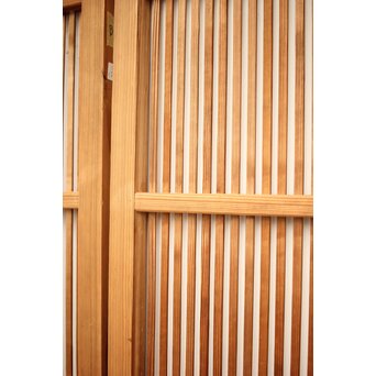 白木格子建具 2枚1組　L1023 