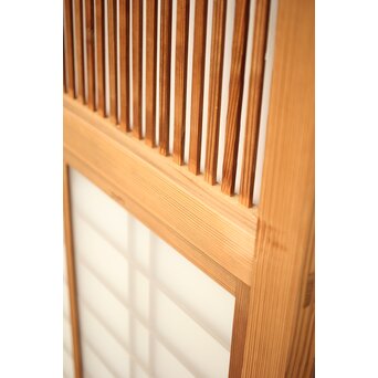 白木格子建具 2枚1組　L1023 