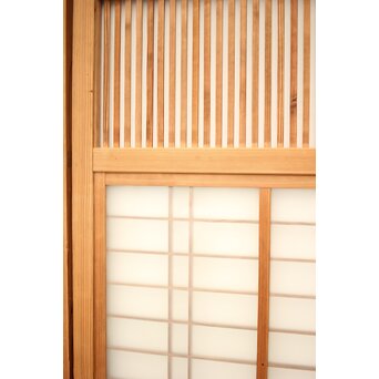 白木格子建具 2枚1組　L1023 