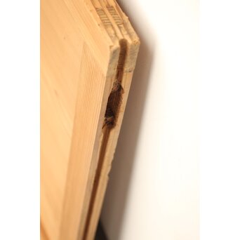 白木格子建具 2枚1組　L1023 