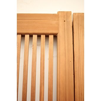 白木格子建具 2枚1組　L1023 