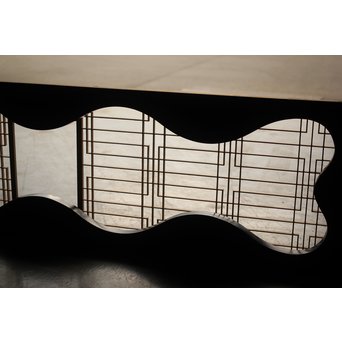 黒漆 窓枠　R2553 