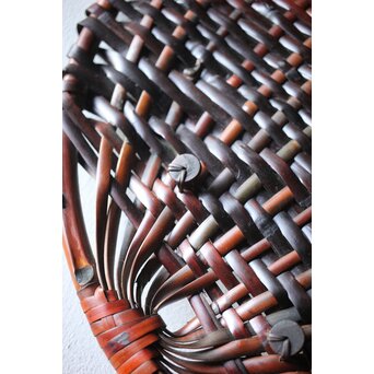 本間一秋 一メ 竹編色紙掛　U210 