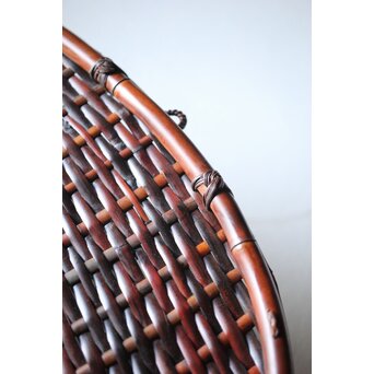 本間一秋 一メ 竹編色紙掛　U210 