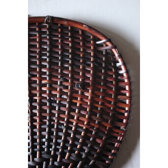 本間一秋 一メ 竹編色紙掛　U210 