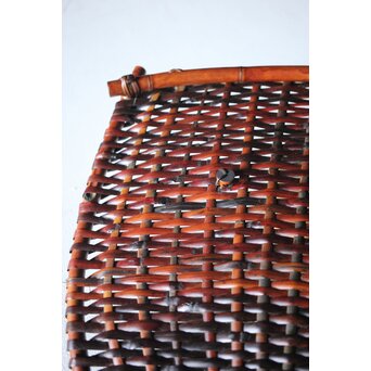 本間一秋 一メ 竹編色紙掛　U210 