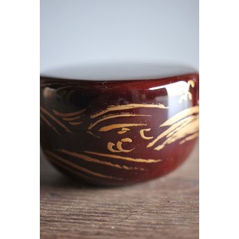 北原千鹿 蒔絵棗　Q103 