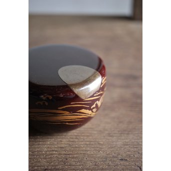 北原千鹿 蒔絵棗　Q103 