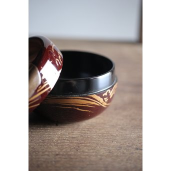 北原千鹿 蒔絵棗　Q103 