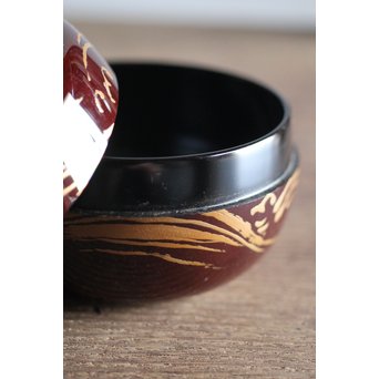 北原千鹿 蒔絵棗　Q103 