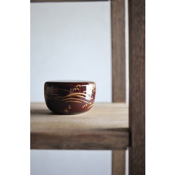 北原千鹿 蒔絵棗　Q103 