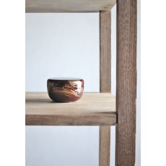 北原千鹿 蒔絵棗　Q103 