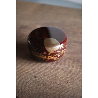 北原千鹿 蒔絵棗　Q103 