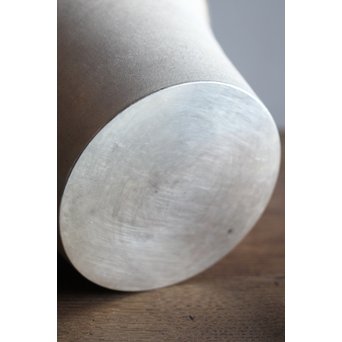 了々斎好 中村宗哲塗蓋 青松堂 南鐐内張広口水指　M203 