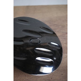 了々斎好 中村宗哲塗蓋 青松堂 南鐐内張広口水指　M203 