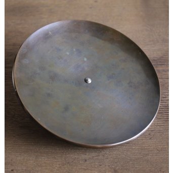 了々斎好 中村宗哲塗蓋 青松堂 南鐐内張広口水指　M203 