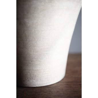 了々斎好 中村宗哲塗蓋 青松堂 南鐐内張広口水指　M203 